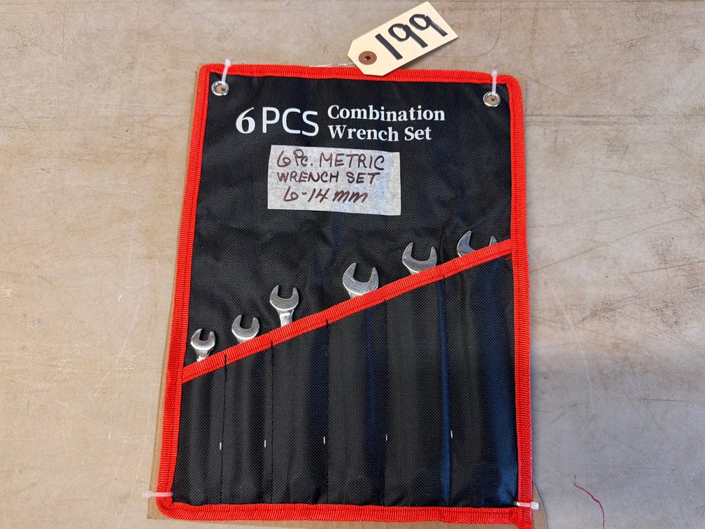 (6) Piece Metric Wrench Set
