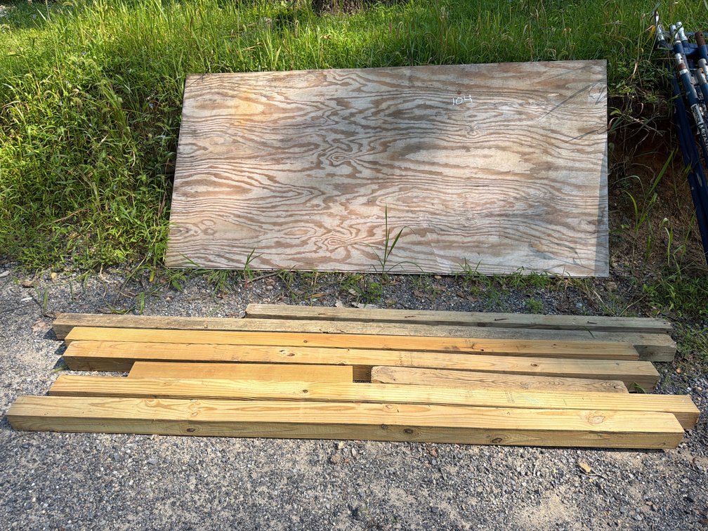 Wooden Beams & Board