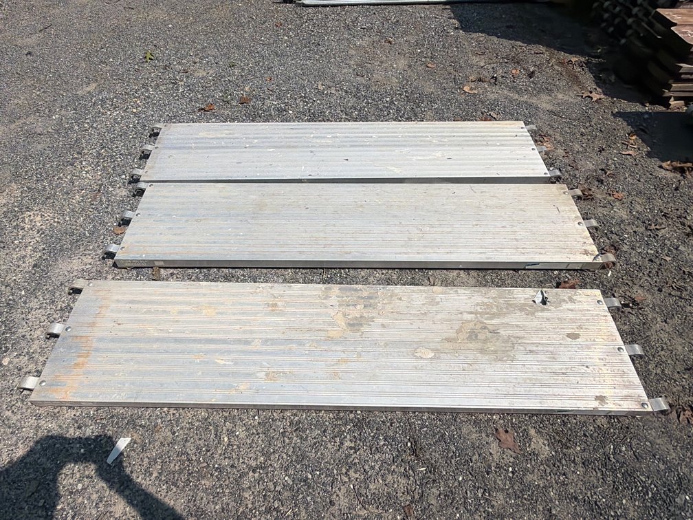 (3) Aluminum Scaffolding Planks