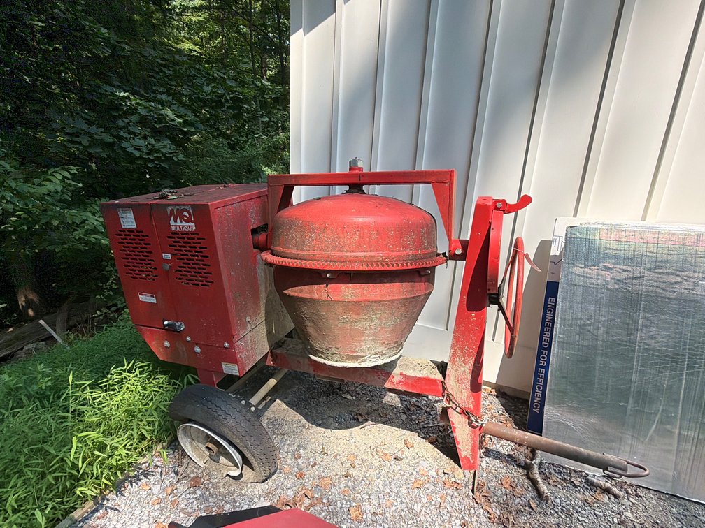 MultiQuip Pull-Behind Concrete Mixer