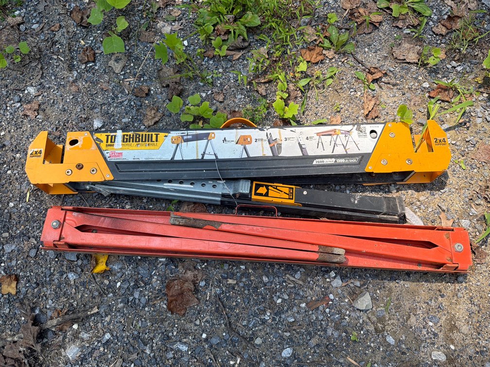 (2) Sawhorses