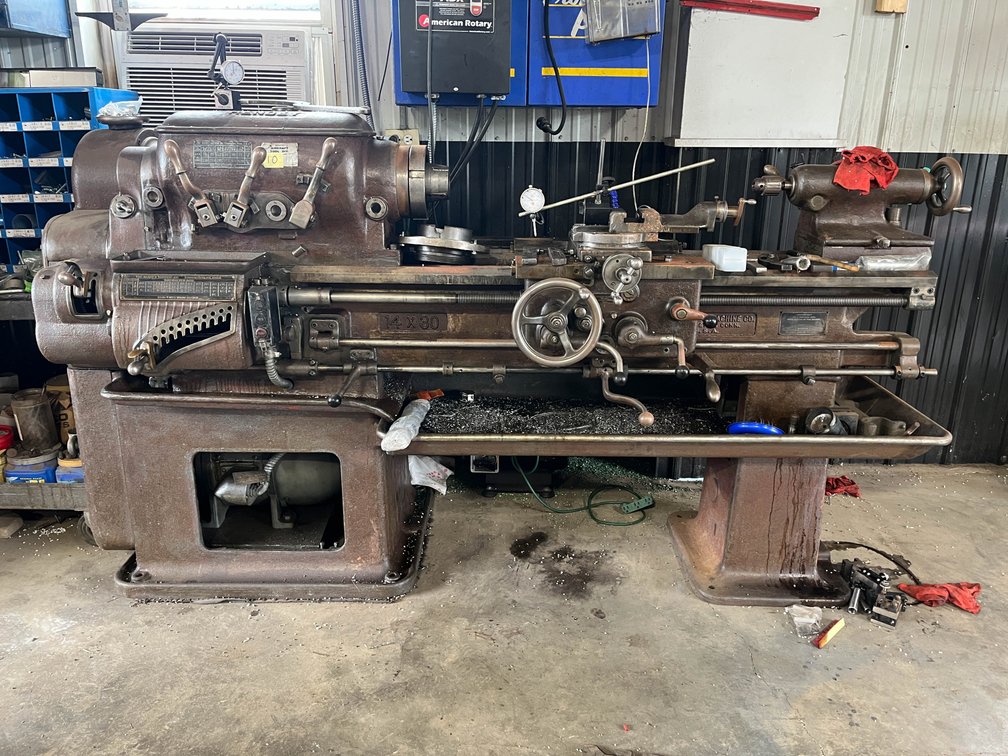 Antique Hendey Metal Working Lathe - 14x30