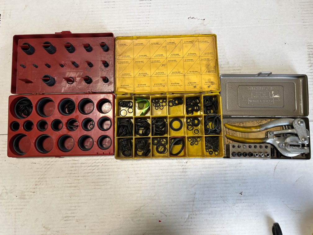 Rubber O-Rings & Hand Punch Kit
