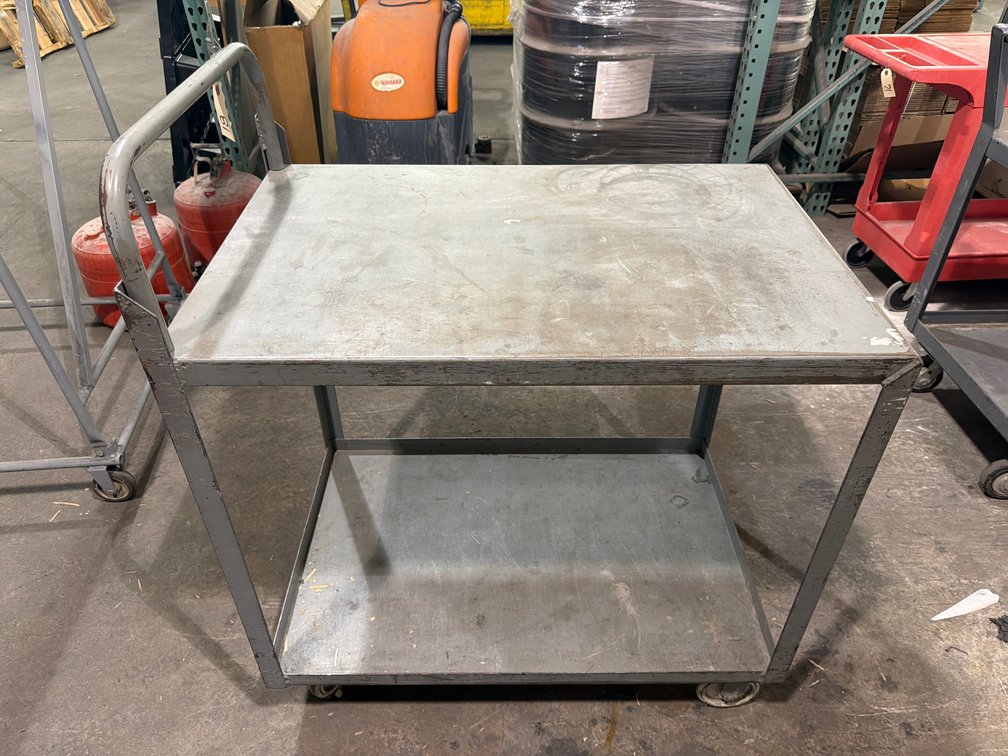 Heavy-Duty Steel Shop Cart