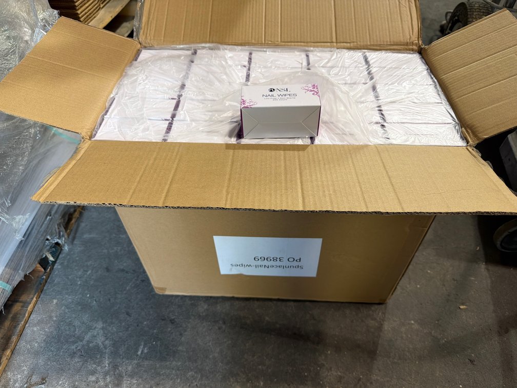 Case of Lint-Free Nail Wipes