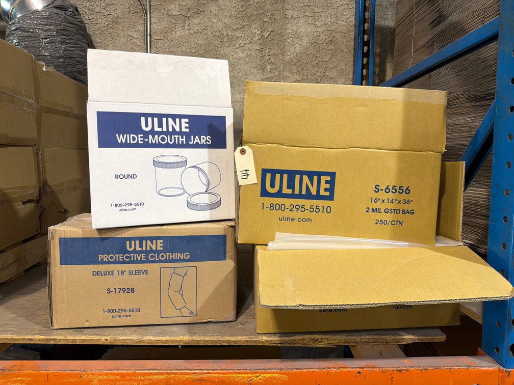 Assorted Uline Packaging Supplies