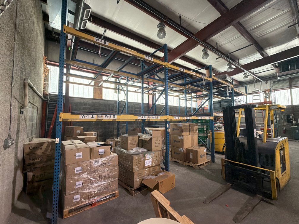 (4) Sections Pallet Racking