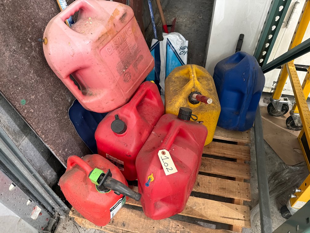 Assorted Fuel Cans