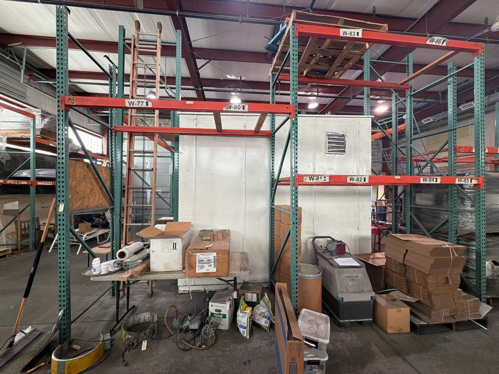 (2) Sections Pallet Racking