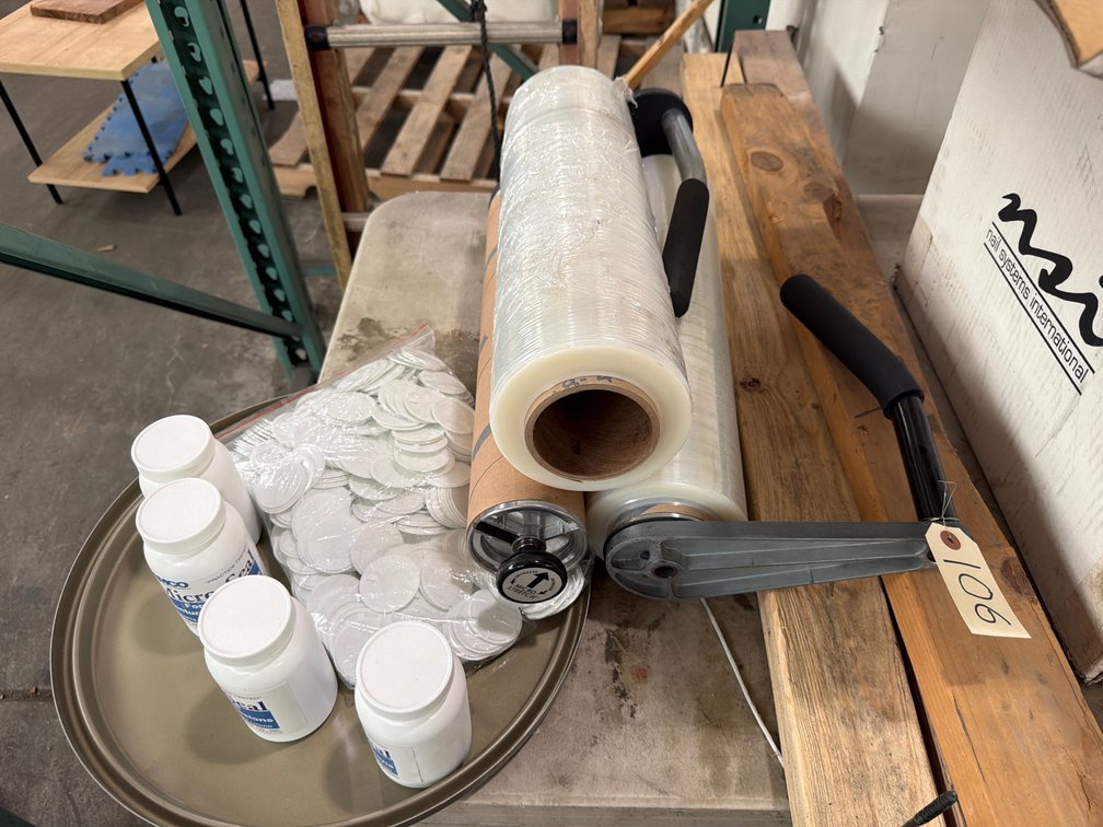 (2) Rolls Shrink Wrap w/ Dispensers