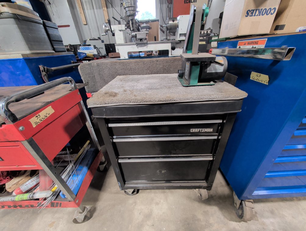 Craftsman Toolbox & Grizzly Belt Sander