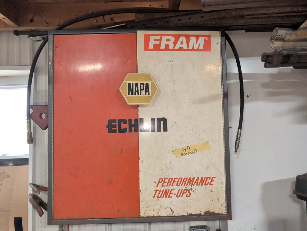 Echlin Metal Cabinet W/Contents