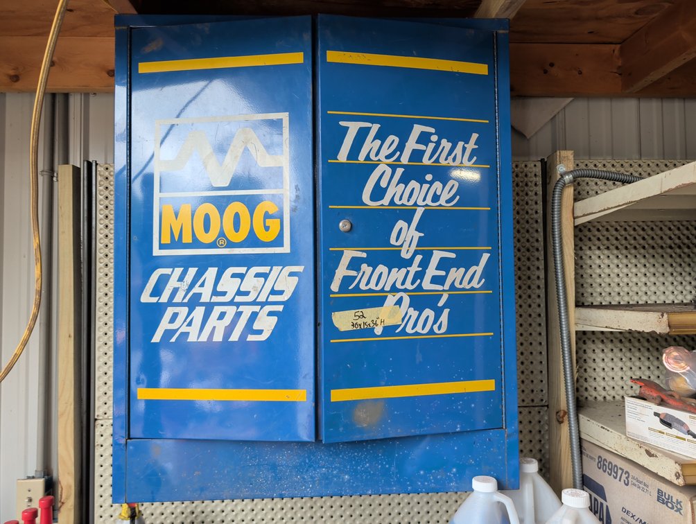 Moog Parts Metal Cabinet
