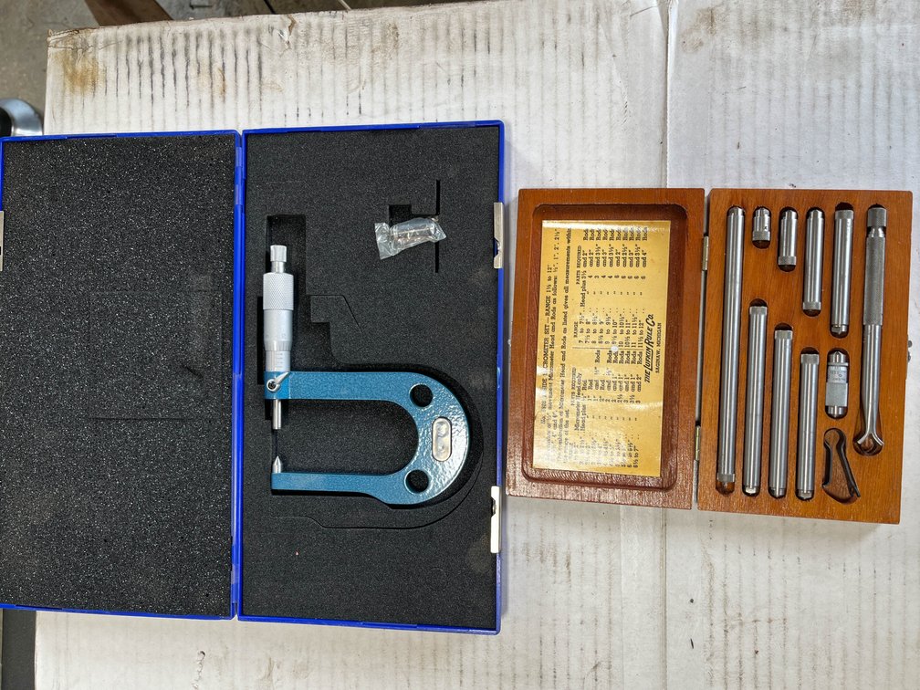 Lufkin Inside Micrometer Set & Disc Brake Micrometer