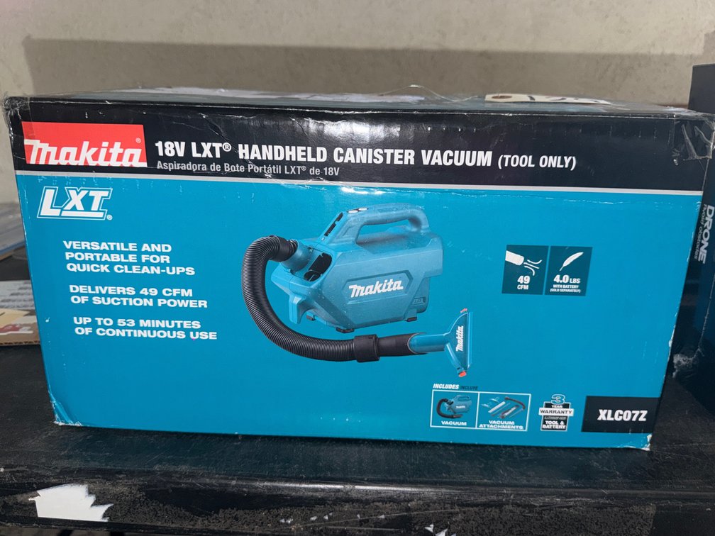 Makita Handheld Canister Vacuum