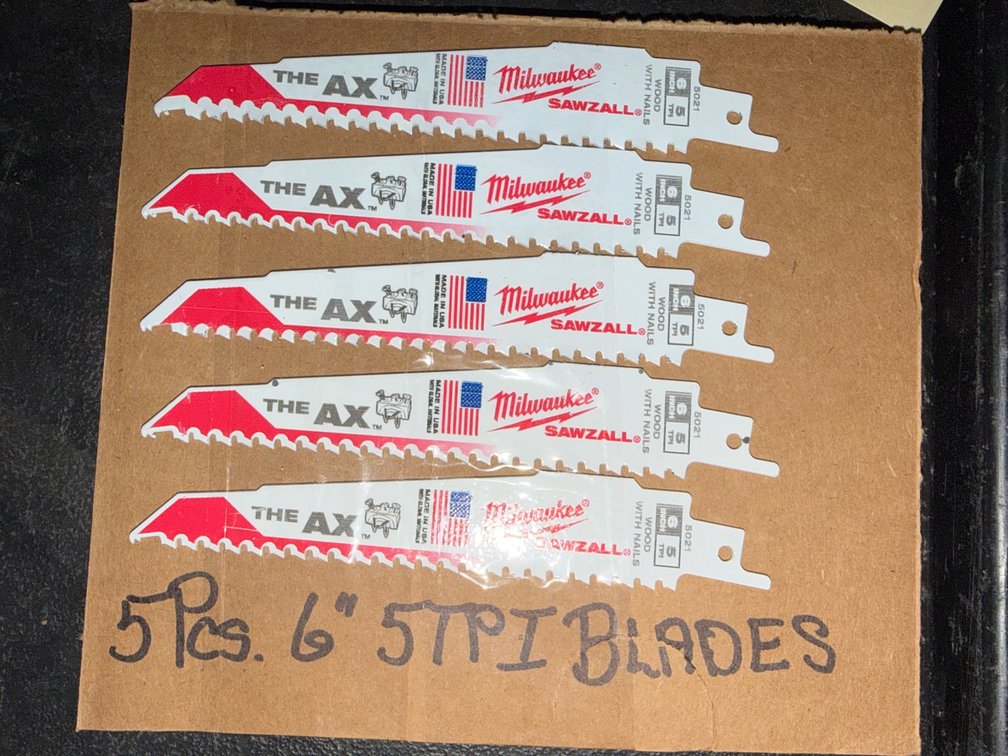 (5) 6” Blades