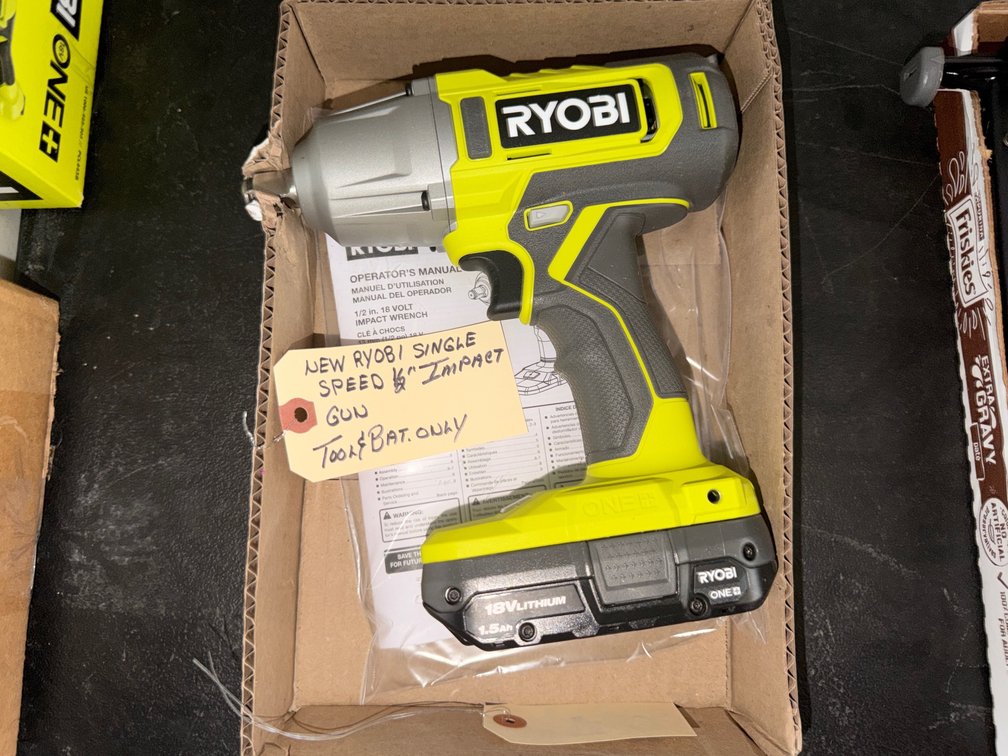 New Ryobi Single Speed 1/2” Impact Gun