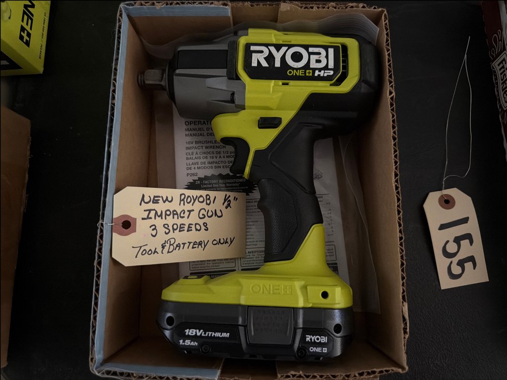 New Ryobi 1/2” Impact Gun