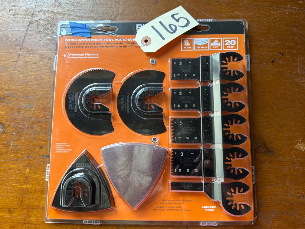 Rigid Oscillating Multi-Tool Accessory Kit