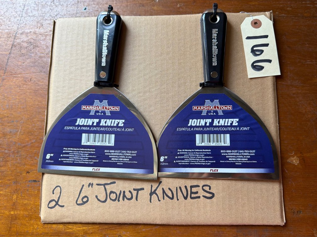 (2) 6” Joint Knives