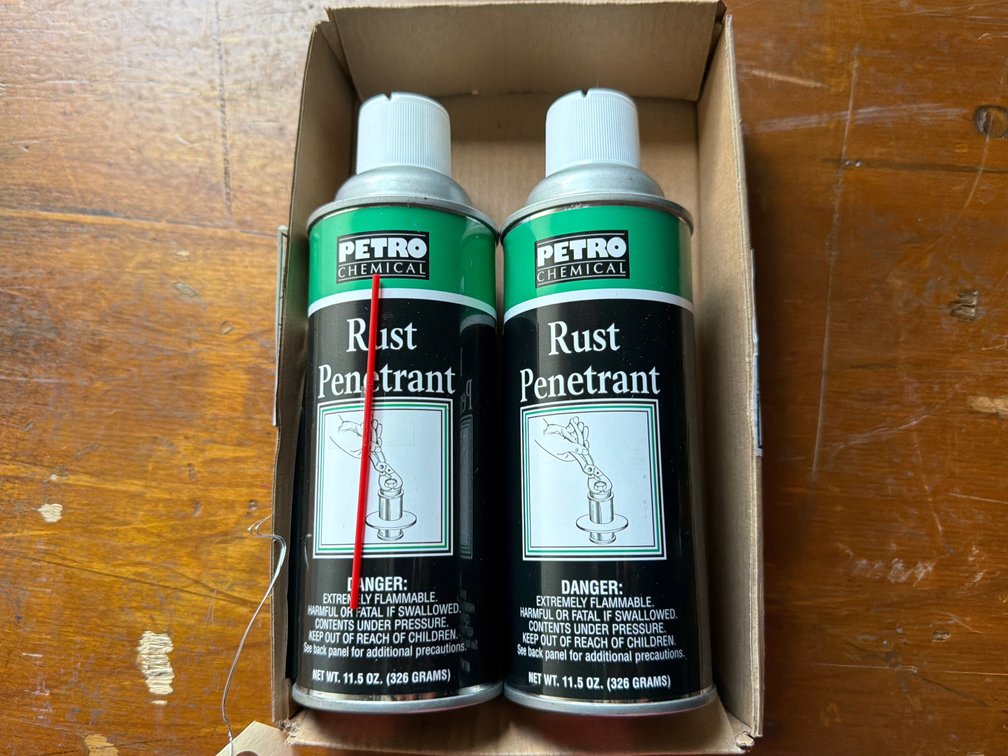(2) Rust Penetrant Bottles