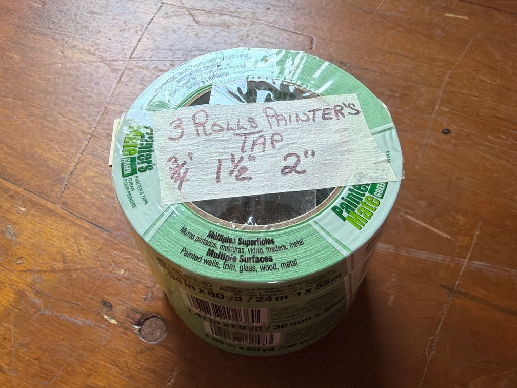 (3) Rolls Of Painter’s Tape