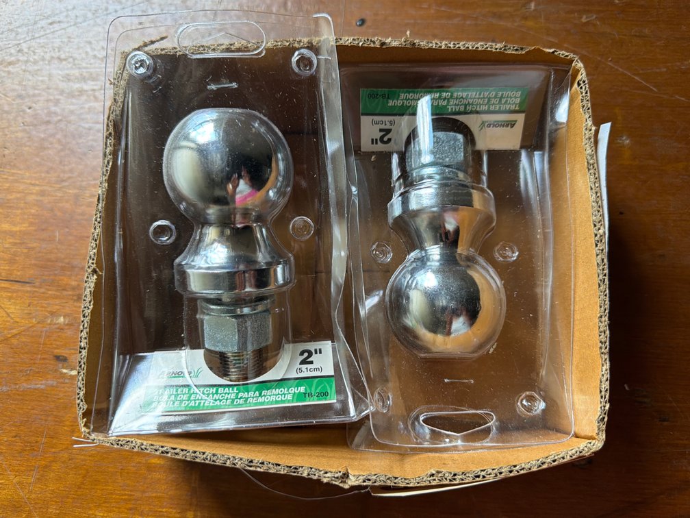 (2) 2” Trailer Hitch Balls