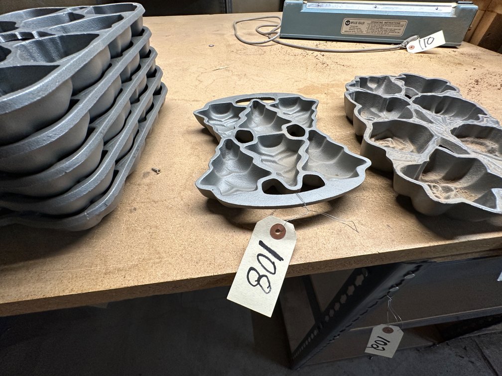 Heavy-Duty Cast Iron Multi-Cavity Mold