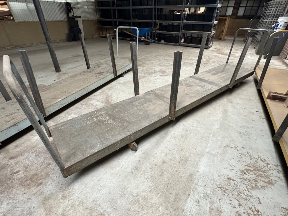Steel Flat Shop Cart