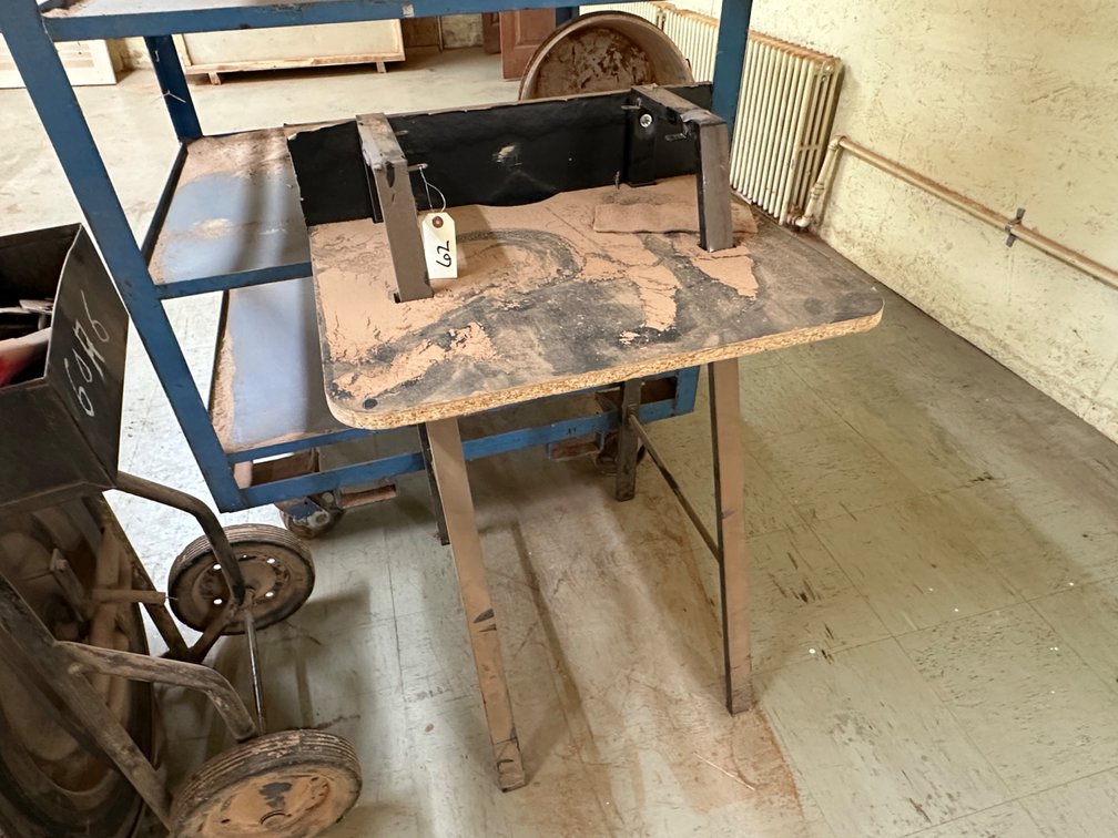 Metal Frame Work Table