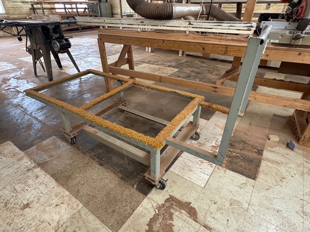 Metal Frame Shop Cart
