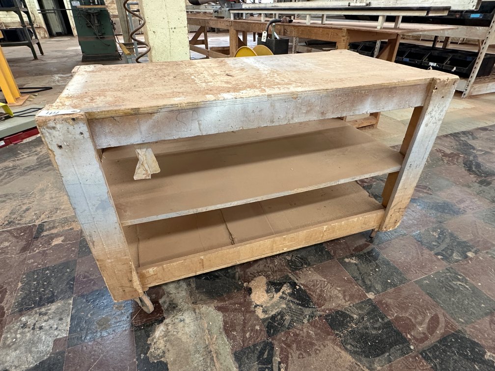 Portable Wood Shop Cart
