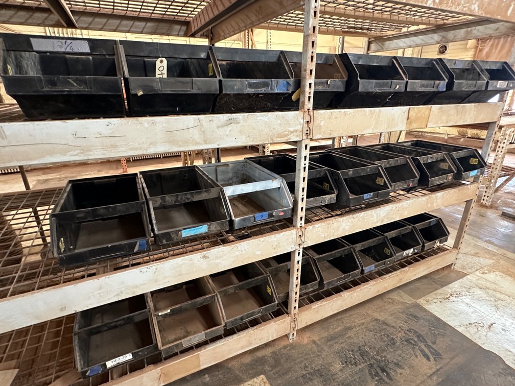 (24) Plastic Stacking Bins