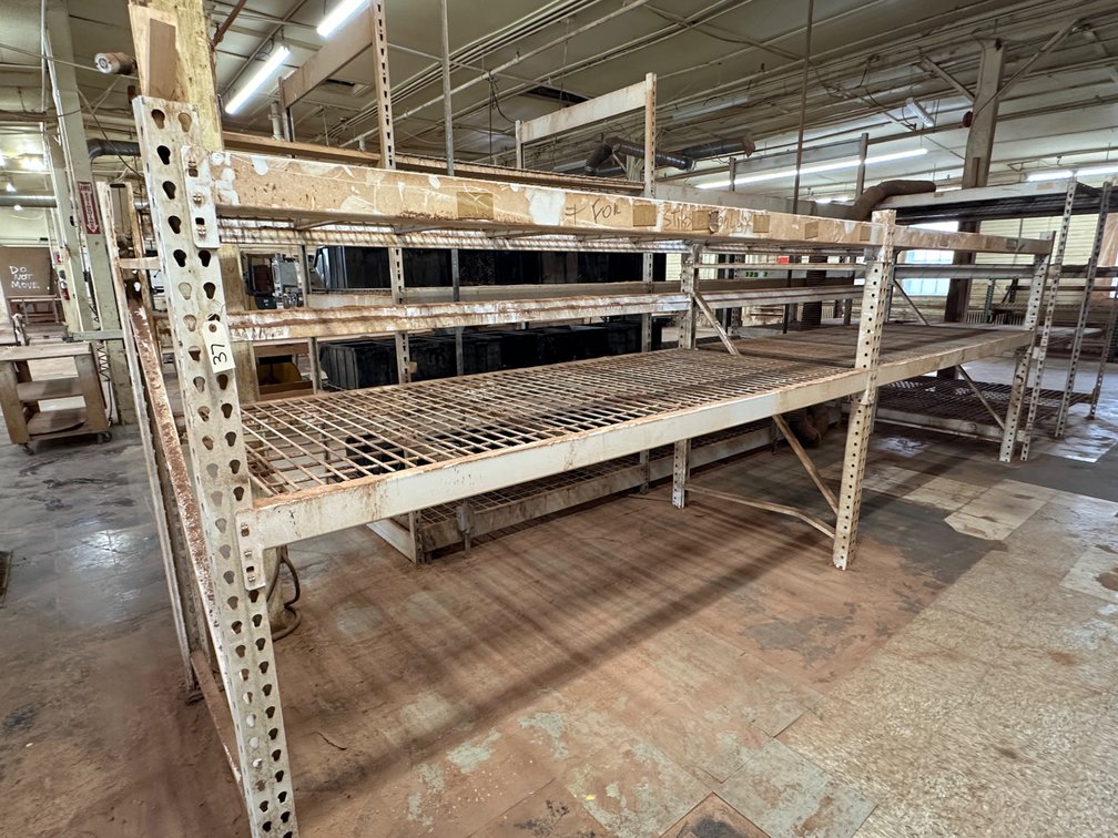 (2) Pallet Rack Sections