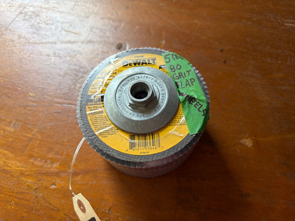 (5) Piece 80 Grit Flap Wheels