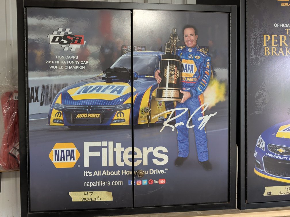 Napa Ron Hornaday, Jr. Metal Cabinet