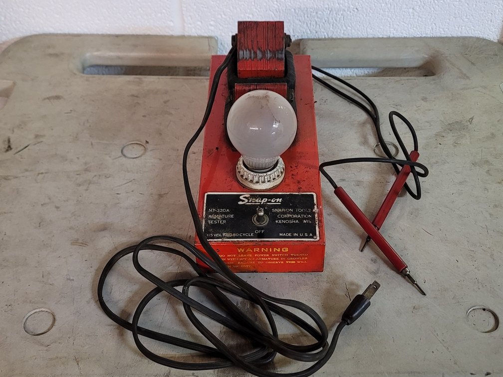 Vintage Snap-On Armature Tester