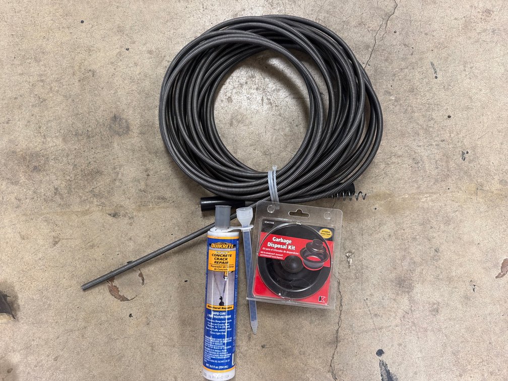 Drain Cleaning Cable & Garbage Disposal Kit