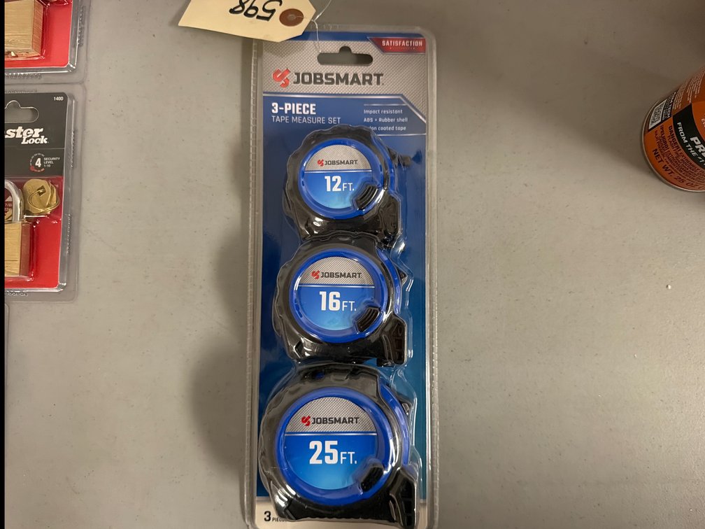 JobSmart 3-Piece Tape Measure Set