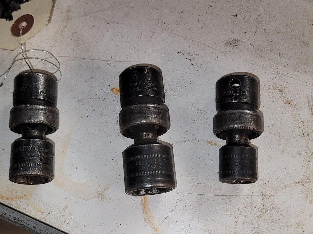 (3) Snap-On Swivel Impact Sockets