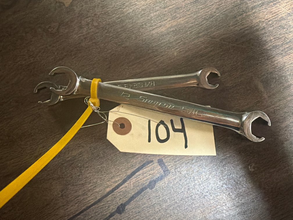 (2) Snap-On SAE Flare Nut Wrenches