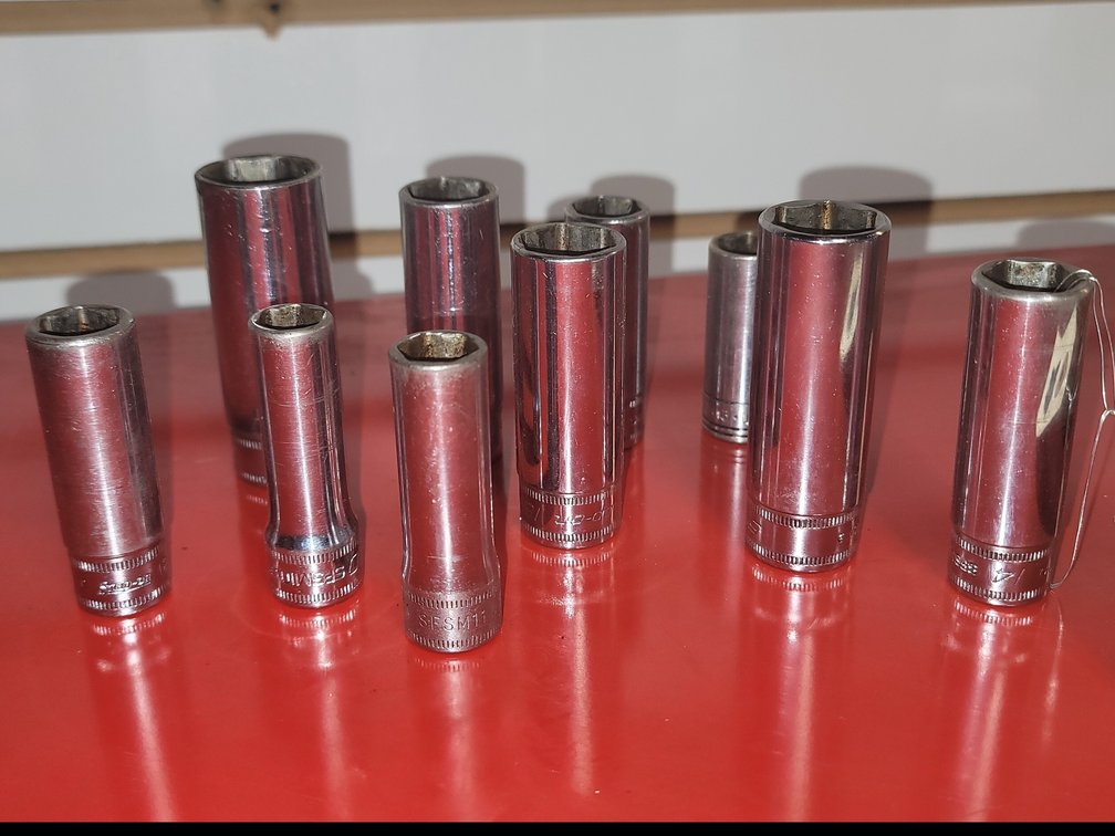 (10) Snap-On Extended Sockets