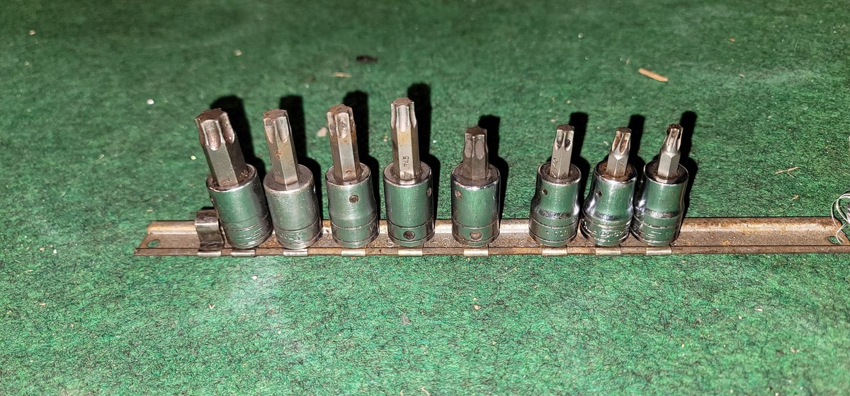 (8) Snap-On 3/8" Drive SAE Torx Socket Drivers