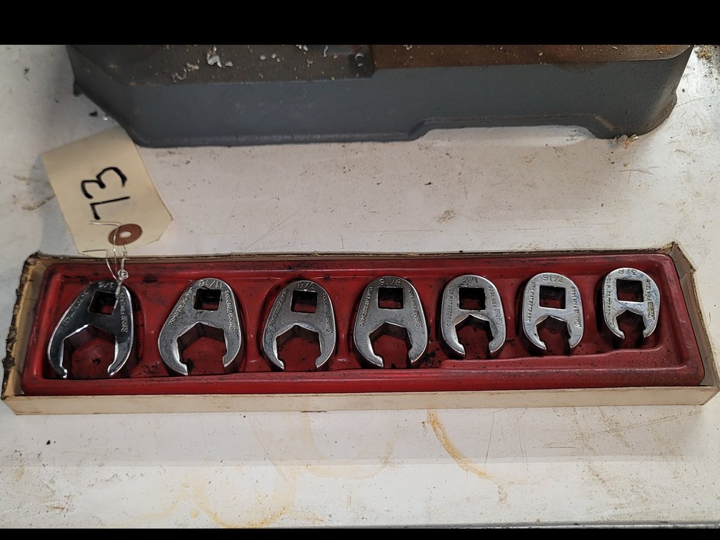 Snap-On SAE 3/8" Drive Crowfoot Wrench Set