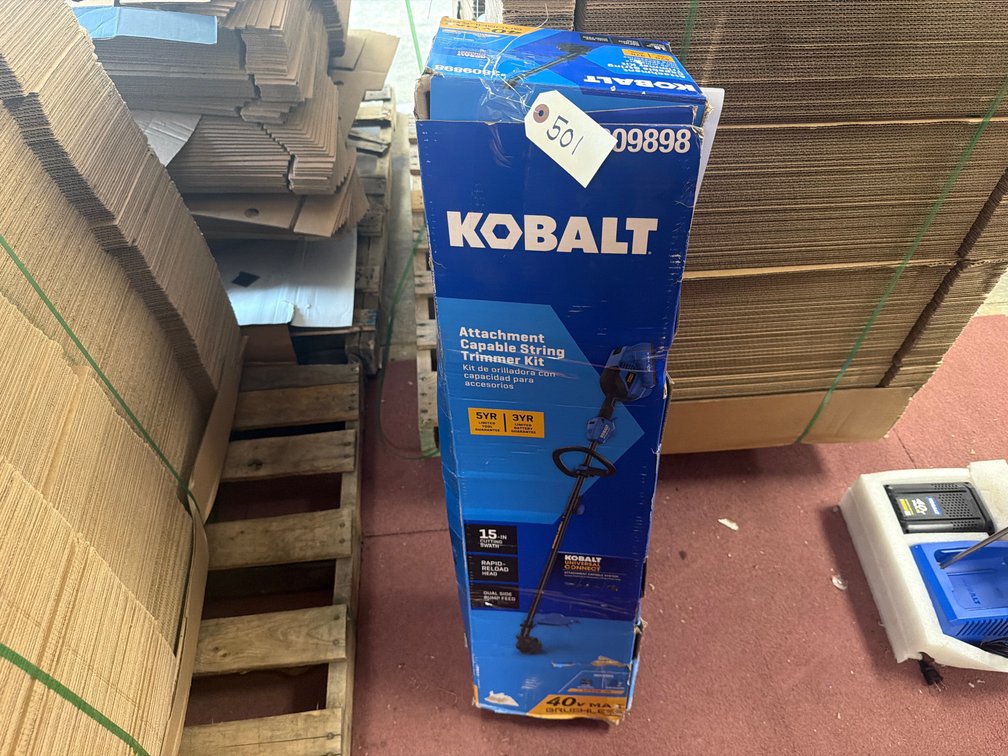 New Kobalt 40V String Trimmer Kit