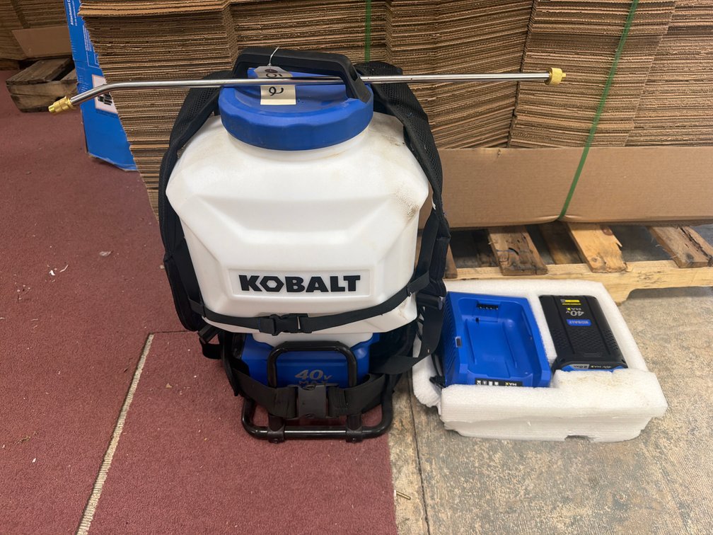New Kobalt 40V Backpack Sprayer