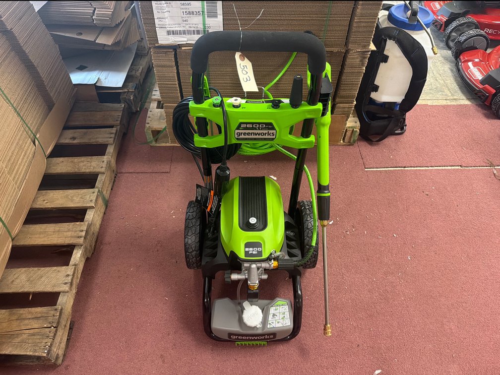 New GreenWorks 2600PSI Electric Pressure Washer
