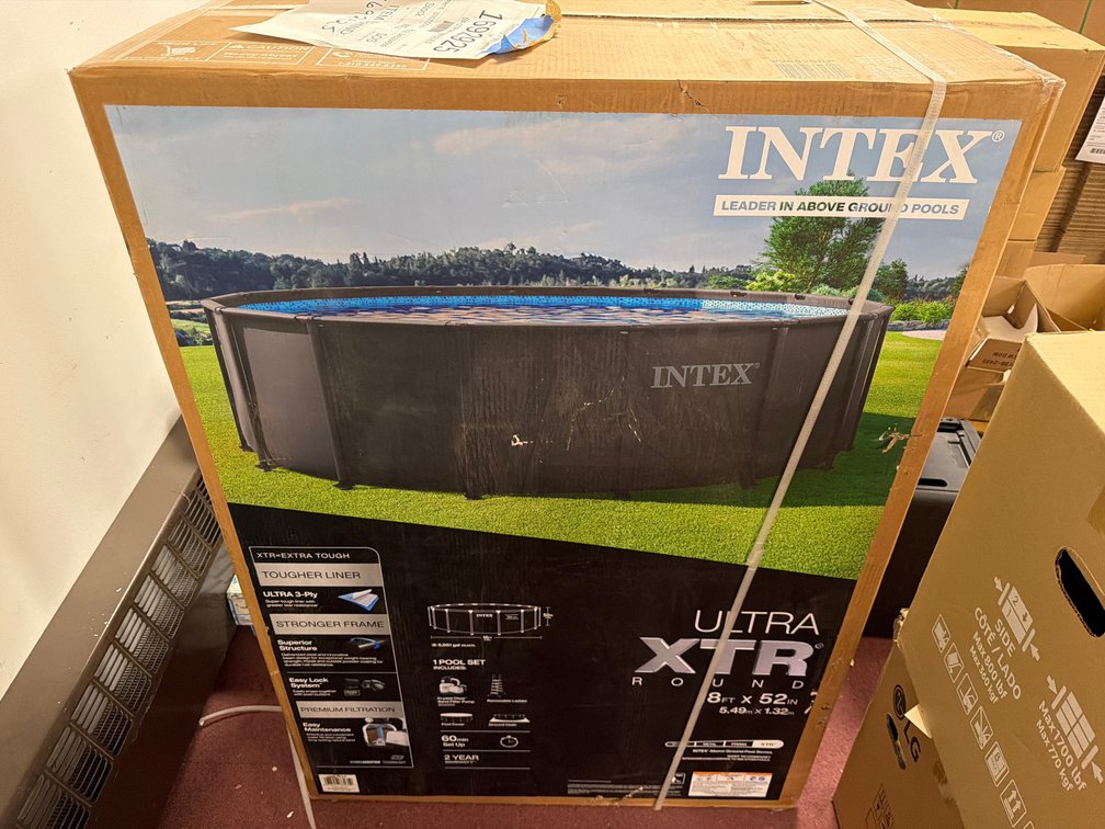 New Intex Above Ground Swimming Pool