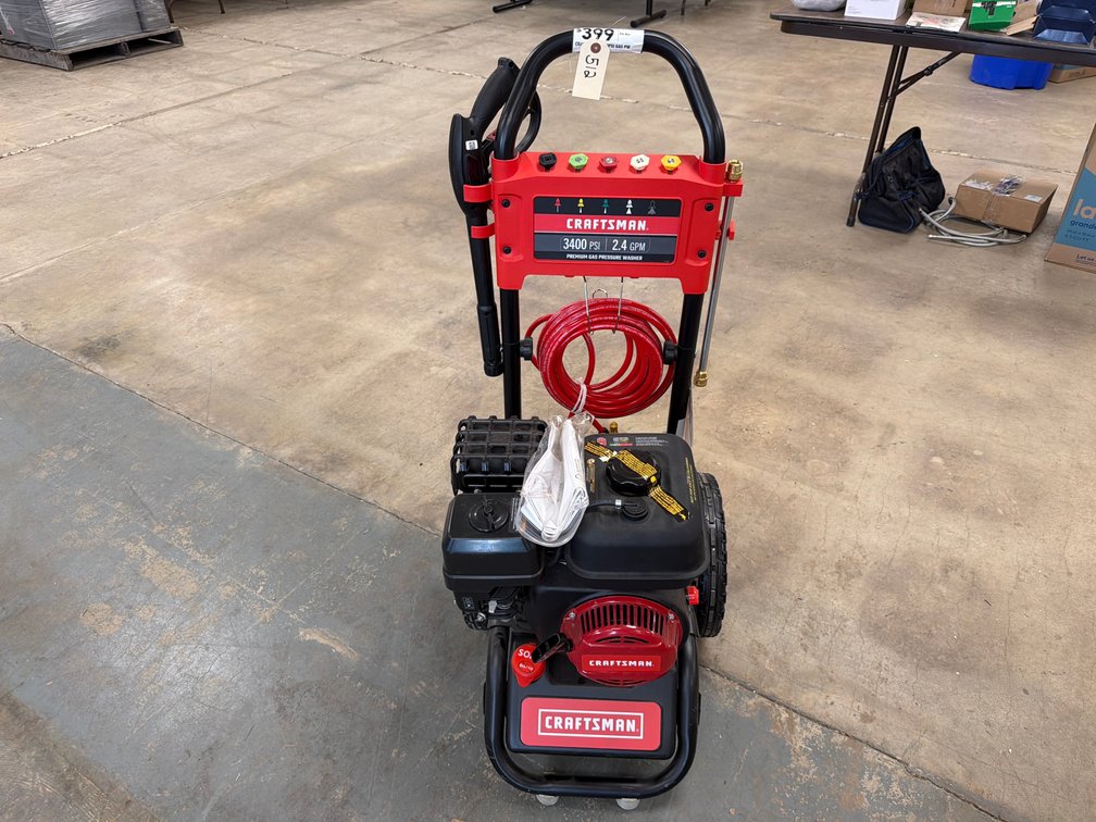 New Craftsman 3400PSI Gas Pressure Washer
