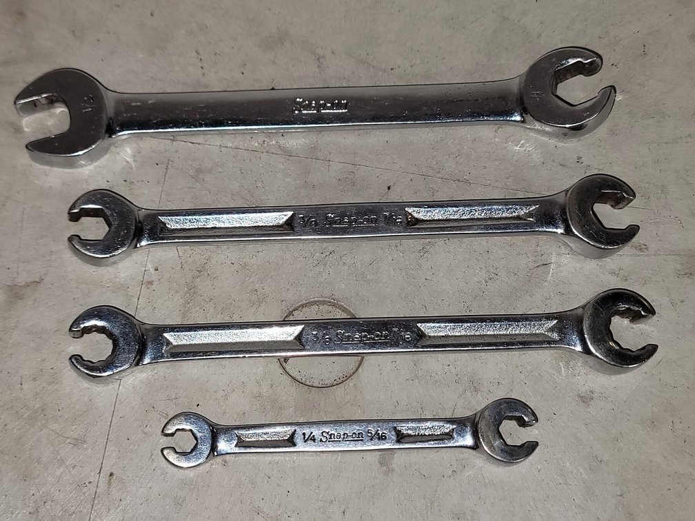 (4) Snap-On SAE Open-Ended Wrenches